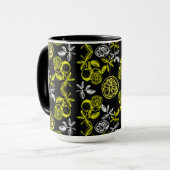 Mug Impression botanique vintage de citron agrume (Devant gauche)