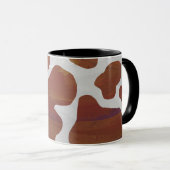 Mug Impression Brown et blanche de vache (Devant droit)