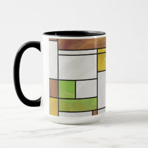Mug Impression Brown jaune vert
