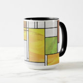 Mug Impression Brown jaune vert (Devant droit)