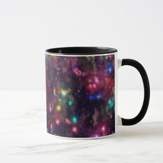 Mug Impression colorée de lumières (Droite)