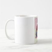 Mug Impression d'affiche de voyage d'Indian Elephant. (Gauche)