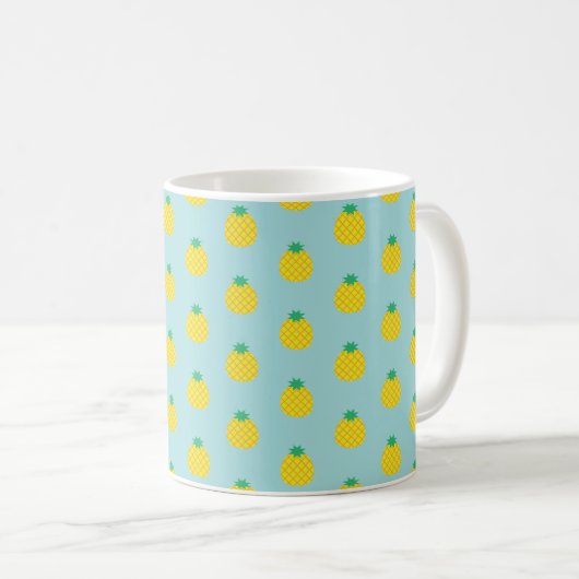 Mug Impression d'ananas (Devant droit)