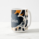 Mug Impression d'animal girafe personnalisée (Devant droit)