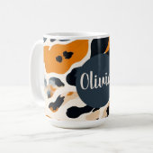 Mug Impression d'animal girafe personnalisée (Devant gauche)
