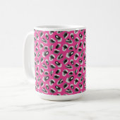 Mug Impression d'animal rose (Devant gauche)