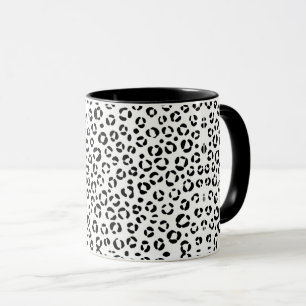 Mug Impression d'animaux en noir et blanc