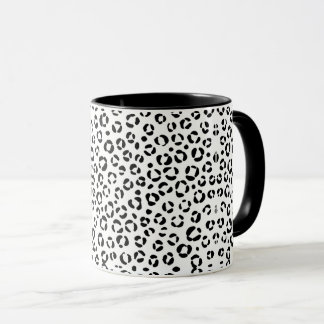 Mug Impression d'animaux en noir et blanc