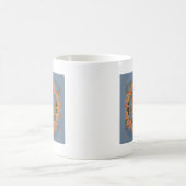 Mug Impression d'art abstrait de girafe (Centre)