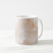 Mug Impression d'art abstrait floral rose carmin | Dou (Devant droit)