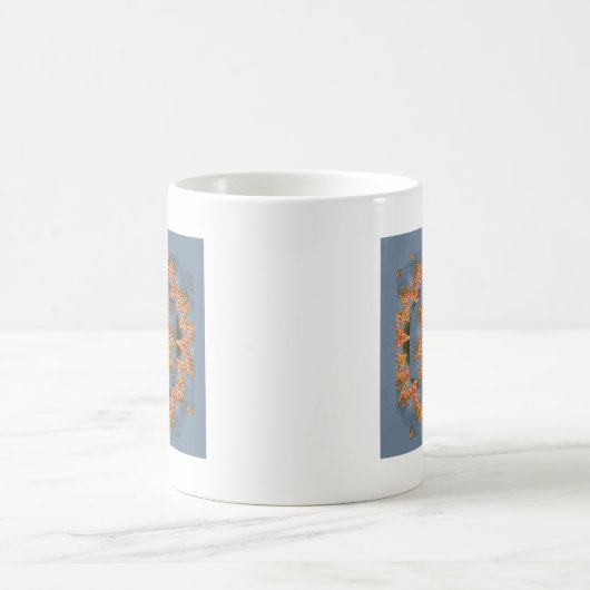 Mug Impression d'art Abstrait Giraffe (Centre)