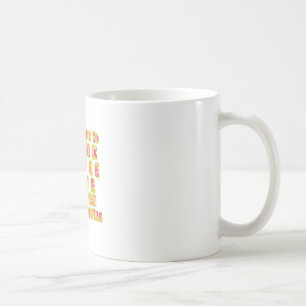 Mug Impression d'art Boire du Café Sauver des Vies & P