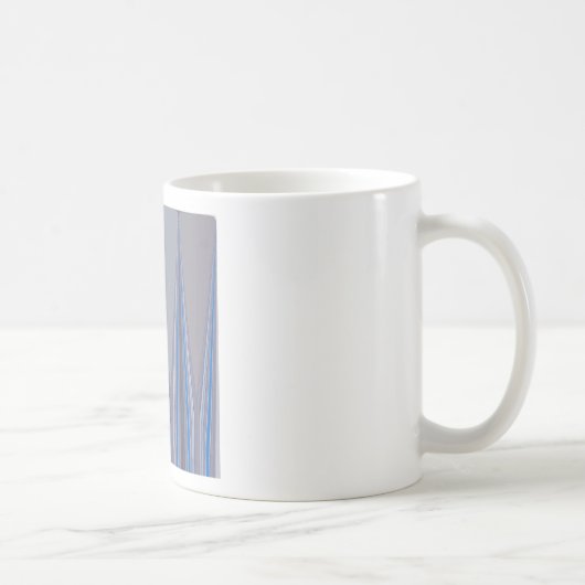 Mug Impression d'art chevron bleu, violet, gris (Droite)