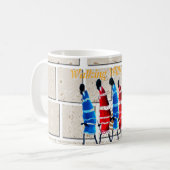 Mug Impression d'art chrétien des Morans Masaï (Devant gauche)
