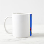 Mug Impression d'art d'ancre rouge (Gauche)