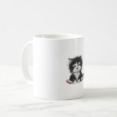 Mug impression d'art de chat amusant _1 (Devant gauche)