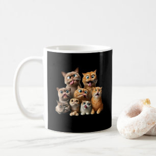 Mug impression d'art de chat drôle
