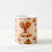Mug Impression d'art de gnome de pumpkin d'automne (Centre)