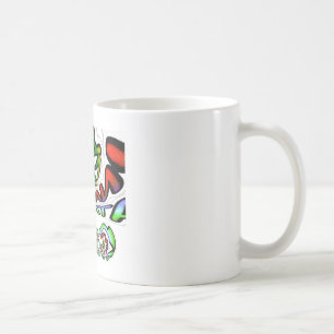 Mug Impression d'art de graffiti Hakuna Matata colorée