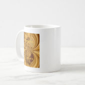 Mug Impression d'art de la girafe dorée (Devant gauche)