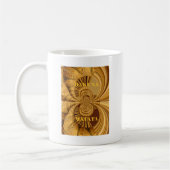 Mug Impression d'art de la girafe dorée (Gauche)