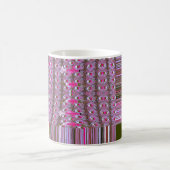 Mug Impression d'art de motif abstrait dense et comple (Centre)