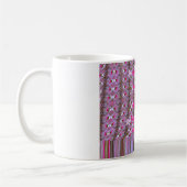 Mug Impression d'art de motif abstrait dense et comple (Gauche)