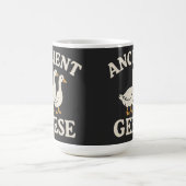 Mug Impression d'art esthétique rétro d'oies anciennes (Centre)
