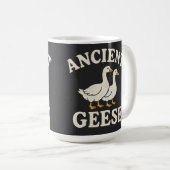 Mug Impression d'art esthétique rétro d'oies anciennes (Devant droit)