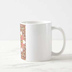 Mug Impression d'art floral Doodle