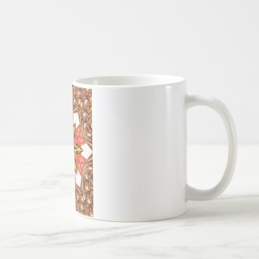 Mug Impression d'art floral Doodle (Droite)