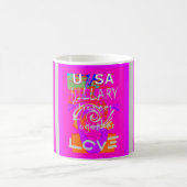 Mug Impression d'art Hillary Inspiration en rose (Centre)