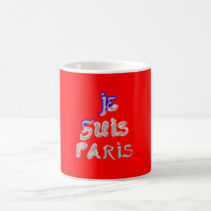 Mug Impression d'art Je Suis Paris