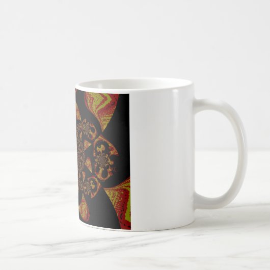 Mug Impression d'art Kaleidoscope crâne (Droite)