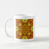 Mug Impression d'art Kaleidoscope d'or (Gauche)