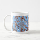 Mug Impression d'art Kaleidoscope vintage (Gauche)