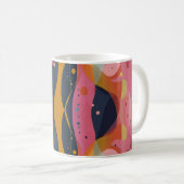 Mug Impression d'art mural de formes géométriques et d (Devant droit)
