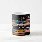 Mug Impression d'art mural de voitures américaines cla (Centre)