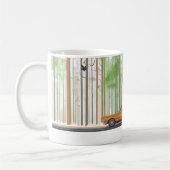 Mug Impression d'art mural de voitures américaines cla (Gauche)