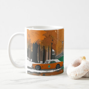 Mug Impression d'art mural de voitures américaines cla