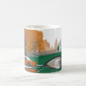 Mug Impression d'art mural de voitures américaines cla (Centre)
