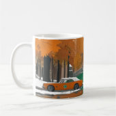 Mug Impression d'art mural de voitures américaines cla (Gauche)