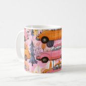 Mug Impression d'art mural de voitures américaines cla (Devant gauche)