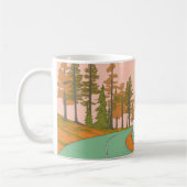Mug Impression d'art mural de voitures américaines cla (Gauche)