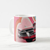 Mug Impression d'art mural de voitures américaines cla (Devant gauche)