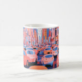 Mug Impression d'art mural de voitures américaines cla (Centre)