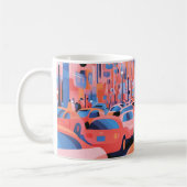 Mug Impression d'art mural de voitures américaines cla (Gauche)