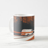 Mug Impression d'art mural de voitures américaines cla (Devant gauche)