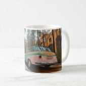 Mug Impression d'art mural de voitures américaines cla (Devant droit)