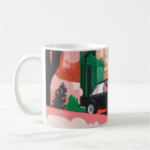 Mug Impression d'art mural de voitures américaines cla (Gauche)